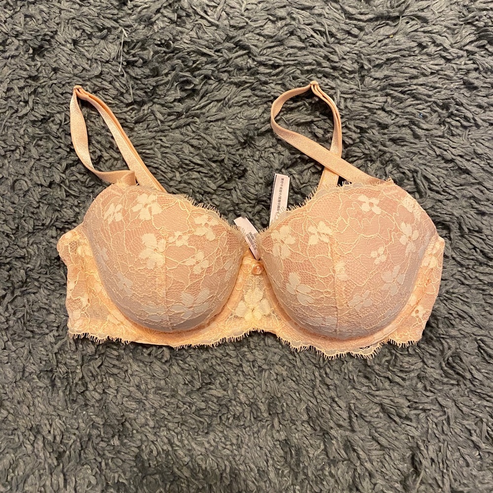 VS Dream Angels Lined Demi Bra (Pink)